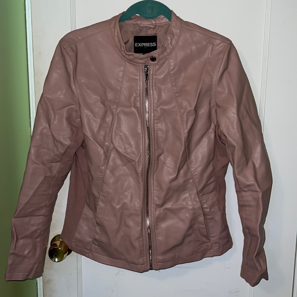 Pink/mauve bomber jacket
